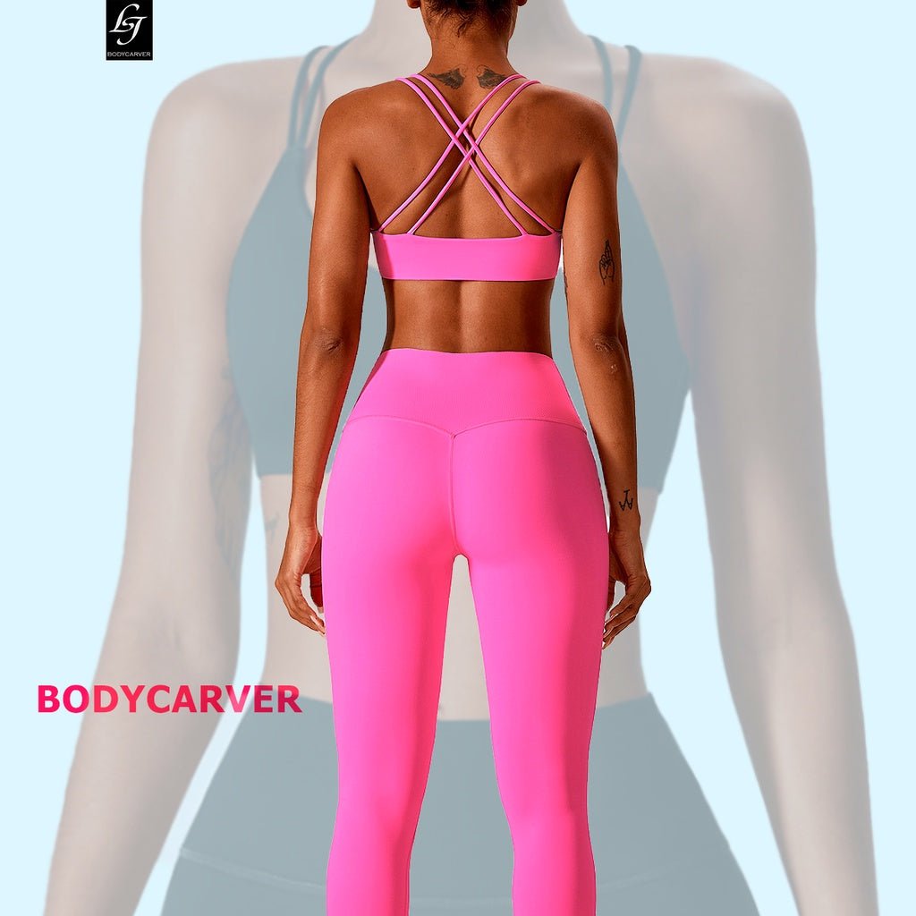 Women Sportswear Hot Yoga Outfit Sets Jogging Clothes Yoga Gym