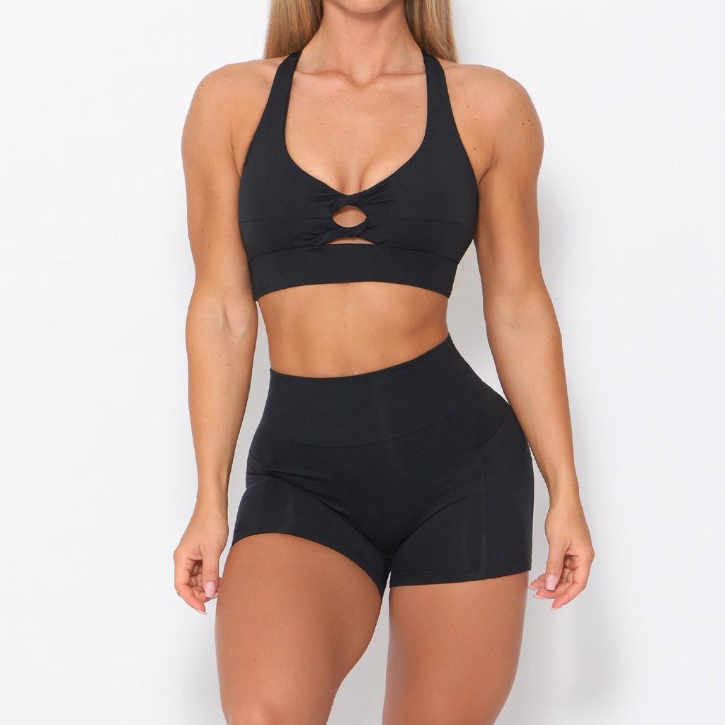 FitnSets Womens Sports Set Sexy Gym Clothes With Sports Bra And